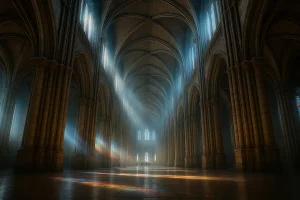 Exemple de chef d'œuvre architectural gothique, des voûtes majestueuses.